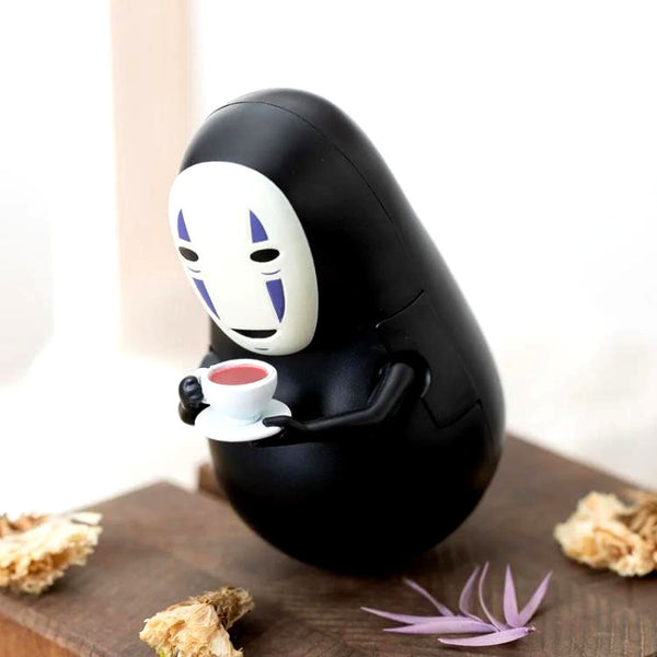 Spirited Away No-Face with Teacup Roly Poly Tilting Figure