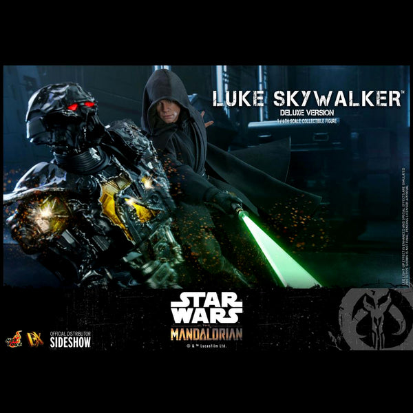 The Mandalorian DX23 Luke Skywalker Jedi Knight with Grogu Deluxe 1/6th Scale Collectible Figure Set