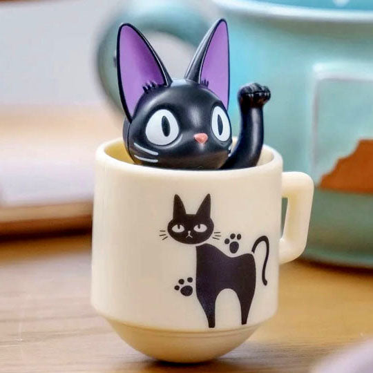 Kiki's Delivery Service Jiji in Teacup Roly Poly Tilting Figure