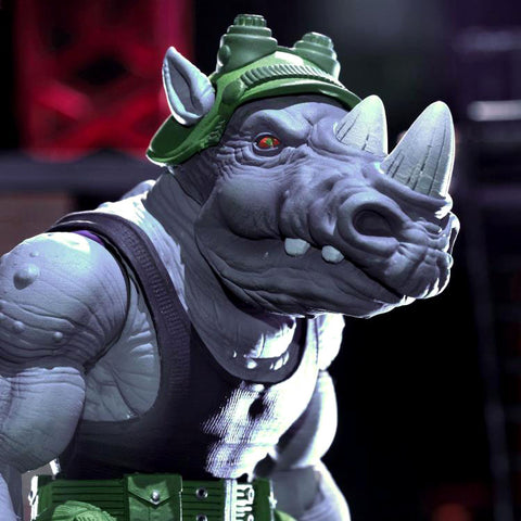 Rocksteady Figure - TMNT Ultimates Wave 3