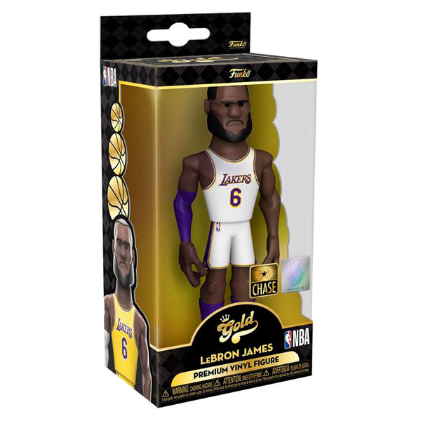 NBA: Lakers Gold LeBron James 5-Inch Premium Vinyl Figure (Chase)