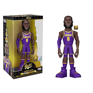 NBA: Lakers Gold LeBron James 12-Inch Premium Vinyl Figure (Chase)