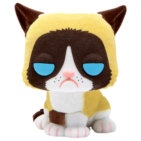 FUNKO POP! ICONS: GRUMPY CAT (FLOCKED) ENTERTAINMENT EARTH EXCLUSIVE